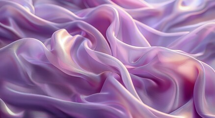 Obraz premium Purple Iridescent Fabric Draped