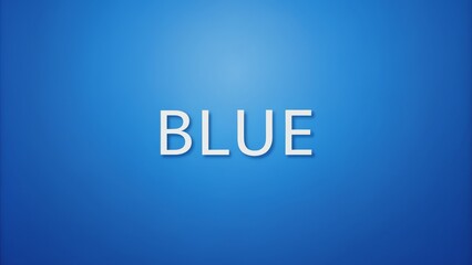 Obraz premium Simple Blue Background with White Text, blue background, text design, graphic design, color palette