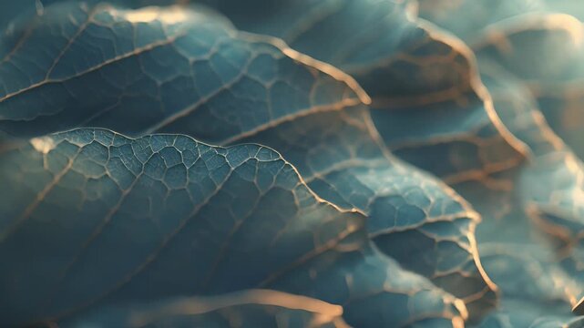 These bionic leaf textures possess a contrasting blend of softness and rigidity much like a real leaf.