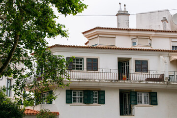 View of the architecture of Carmona in the afternoon
