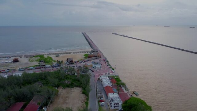 Escolleras Tmpico Tamaulipas Mexico