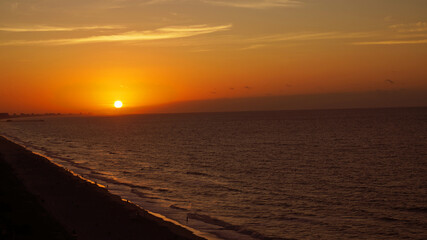 Obraz premium Image of beach sunset