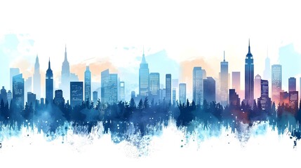 Fototapeta premium City Silhouette Vector Set