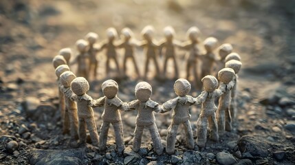 Teamwork: Join Hands Support Together Concept