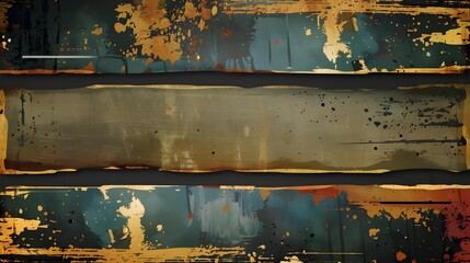 Set of retro grunge banners