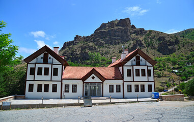 Suleymaniye Town, located in Gumushane, Turkey, is an ancient settlement with its old church, mosque and houses.
