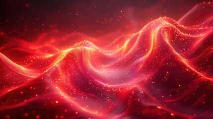 abstract red wave background