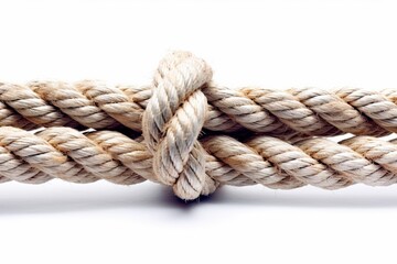 Fototapeta premium Rope diverse strength connect partnership