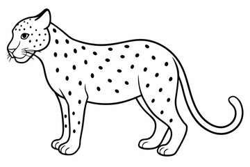Funny Jaguar Vector Illustration Cartoons, Clipart And Line Art Design on White Background, Funny Jaguar vector illustration in cartoons, clipart, and line art design on a white background