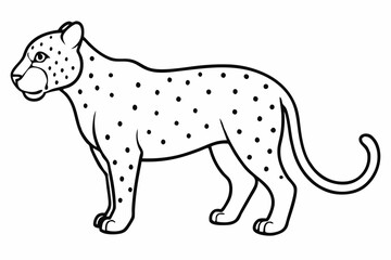 Funny Jaguar Vector Illustration Cartoons, Clipart And Line Art Design on White Background, Funny Jaguar vector illustration in cartoons, clipart, and line art design on a white background