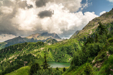 Lagorai and its wonderful lakes in the italian dolomites