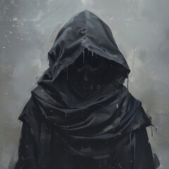Mysterious Hooded Figure