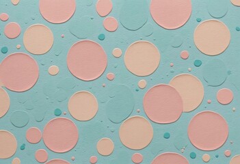Organic Pastel Pattern on Background Wall Paper Design