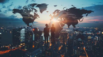 Global Commerce: Visualizing the International Business Concept