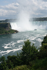 Niagara Falls Near Buffalo New York, America, USA.