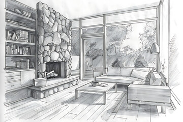 Interior drawing