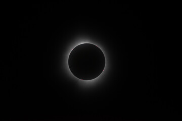 Obraz premium Plattsburgh Ny eclipse