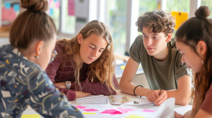students in classroom