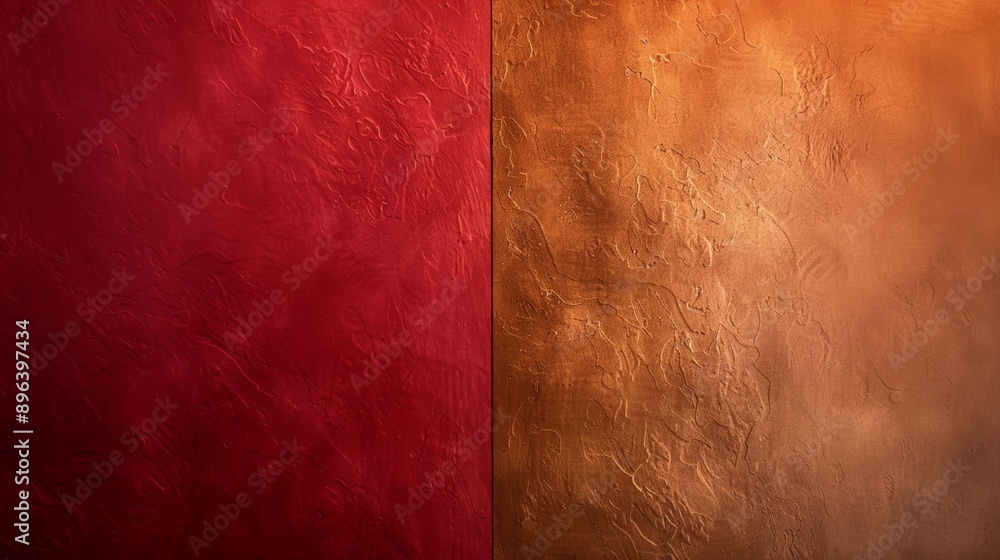 Aufkleber red and gold textured background creating dramatic contrast, perfect for adding depth and visual int