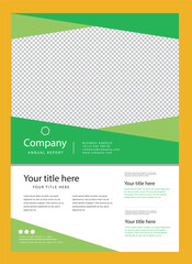 Fototapeta premium Template vector design for abstract Brochure.