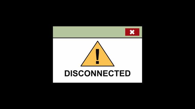 Animated disconnected pop up window