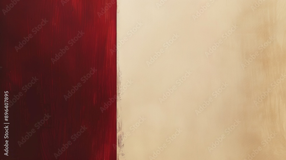 Aufkleber red and beige background image with copy space for adding your own text, perfect for a website banne