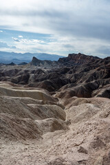 Zabriskie Point, Death Valley in California. 
