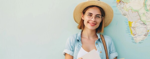 Tourist booking a hotel near popular attractions, hotel booking, convenient location