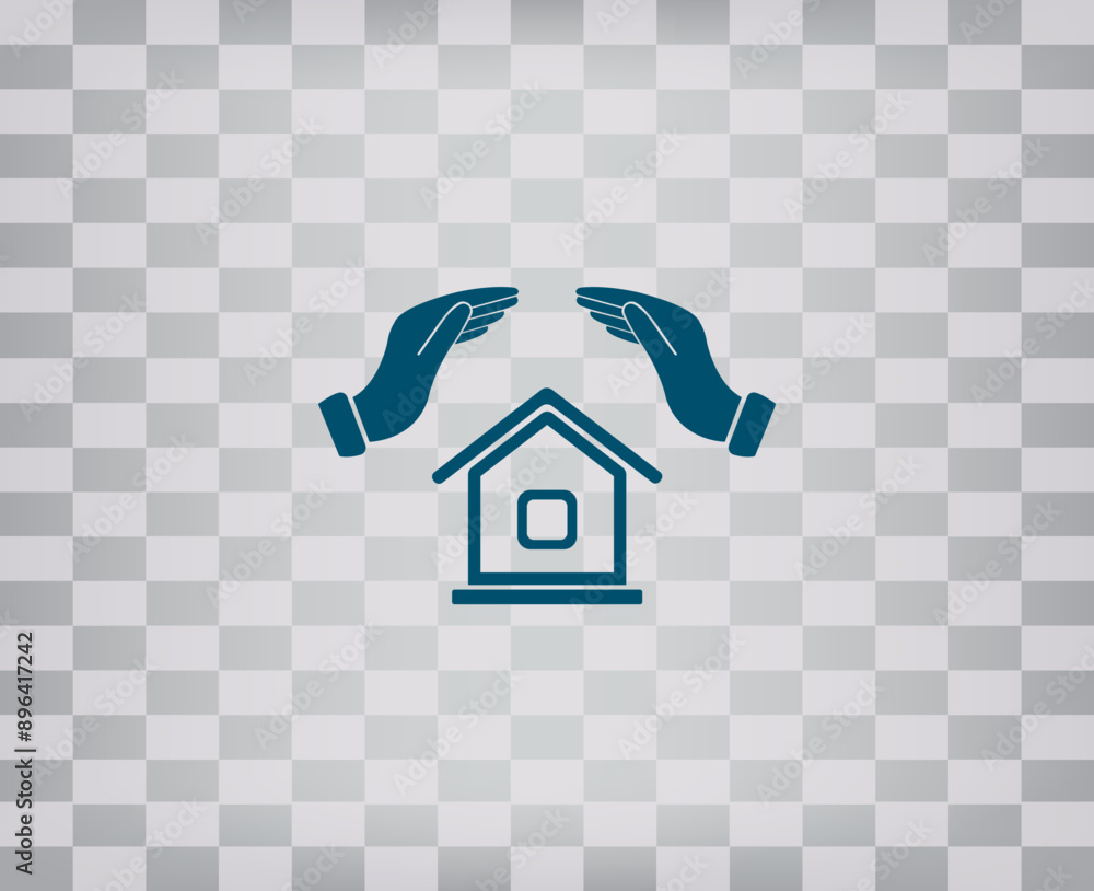 Poster vector icon on gray background with gradient