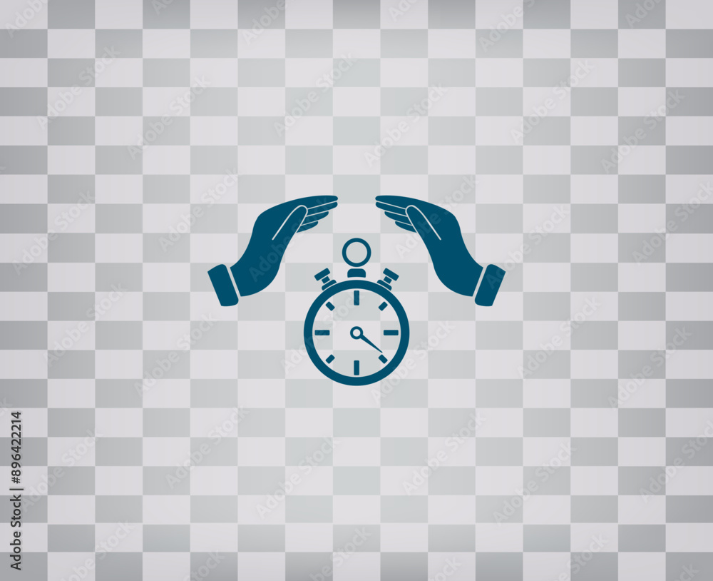 Poster vector icon on gray background with gradient