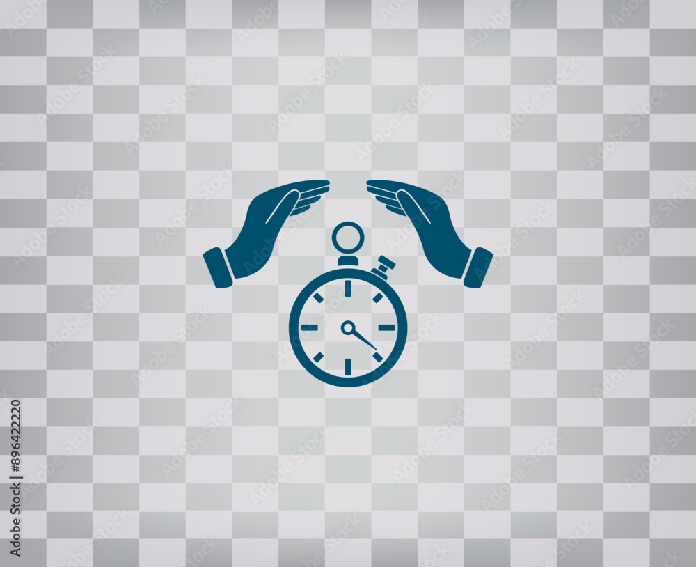 Poster vector icon on gray background with gradient