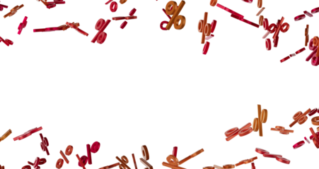 Blurred sale background. 3d