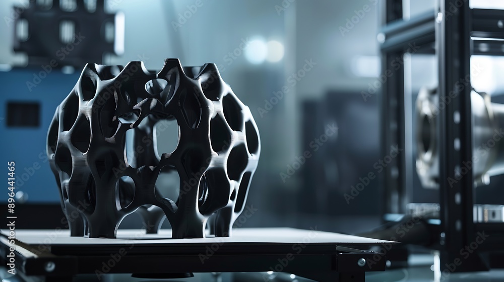 Poster printing 3d printer object : generative ai