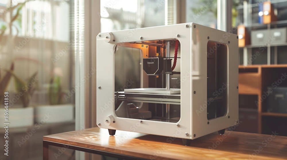 Poster Printing 3D printer Object : Generative AI