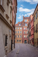 Warsaw, Poland - May 24 2024 "Beautiful architecture of Warsaw city center and old town"