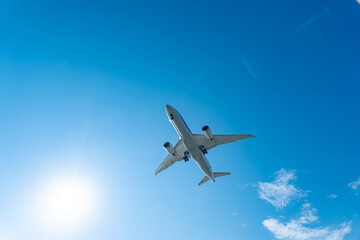 飛行機・青空