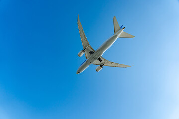 飛行機・青空