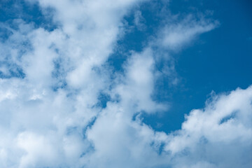 blue sky and clouds
