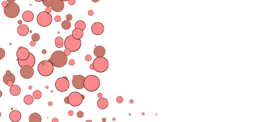 confetti png. red confetti falls from the sky.