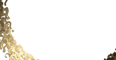 question icons, original 3d rendering; business and marketing concepts