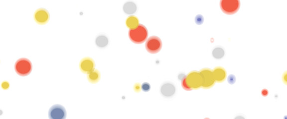  Multicolored confetti on white