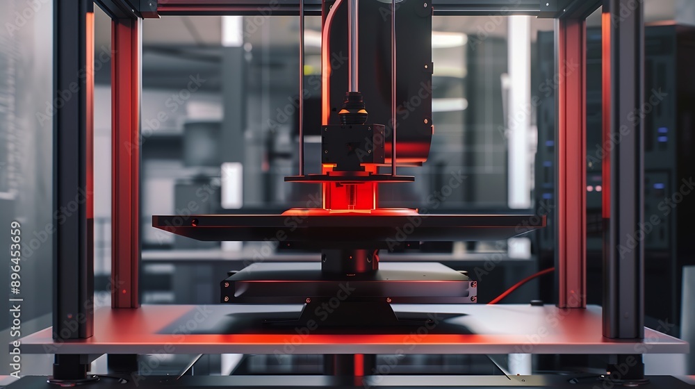 Leinwandbilder printing 3d printer object : generative ai