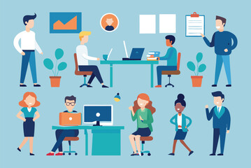 office-business-people-collection bundle