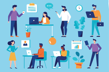 office-business-people-collection bundle