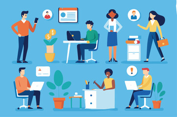 office-business-people-collection bundle