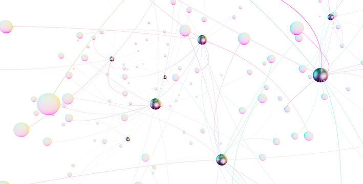 Abstract futuristic - technology with polygonal shapes on dark blue background.