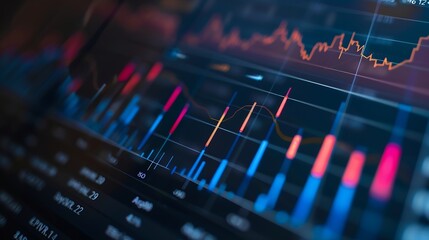 Business finance and investment Analyze economic growth charts for informed business finance decisions and financial decisionmaking Stock Market report Strategy Data Collection Forecas : Generative AI