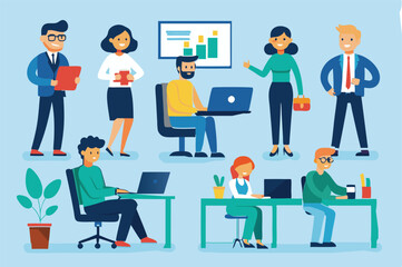 office-business-people-collection bundle