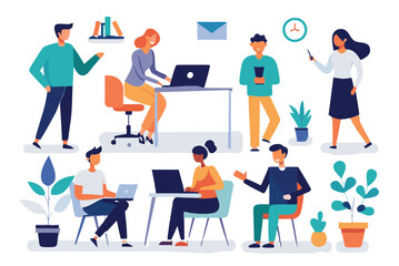 office-business-people-collection bundle