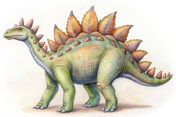 Obraz premium stegosaurus